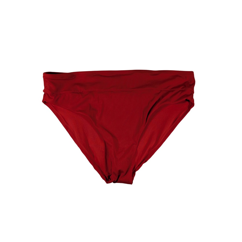 Victoria Secret Bikini Set Women Red Ribbed - Picture 8 of 11